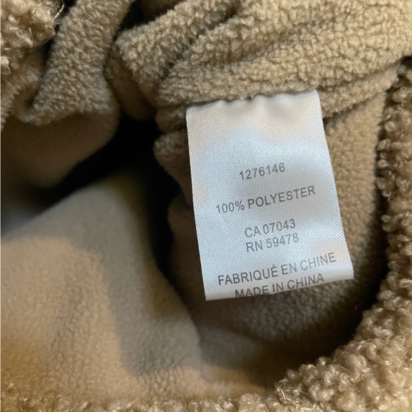 Bailey/44 Tan Teddy Half-Zip Oversized Sherpa Pullover - Picture 4 of 7